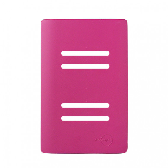 Placa p/ 4 Interruptores (especial) 4x2 - Novara Rosa Fosco Placa p/ 4 Interruptores (especial) 4x2 - Novara Rosa Fosco